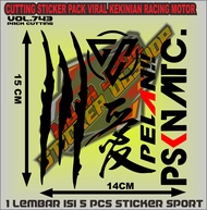 cutting sticker pack kekinian cakar motor racing