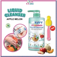 FIFFY LIQUID CLEANSER APPLE MELON 400ML PENCUCI SABUN BOTOL SUSU