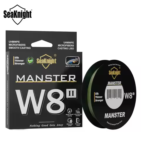 SeaKnight Brand W8 II Series Braided Fishing Lines 8 Weaves 500M 300M, Anti-corrosive coating Multif
