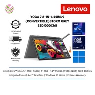 Lenovo Yoga 7 14IML9 83DJ00DCMJ 14" WUXGA OLED 2-in-1 Touch Laptop Grey ( Ultra 5 125H, 16GB, 512GB 