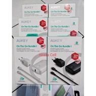 IPHONE Aukey TK-2 Special Bundling Package For MFi Cableiphone + Powerbank + Charger