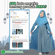 Baju Sarimbit Ayman Warna Biru Seragam Couple Keluarga Pasangan Muslim