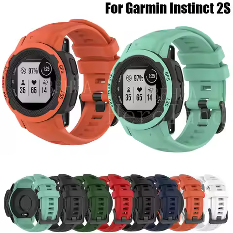 20mm Silicone Watch Strap For Garmin Instinct 2S SmartWatch Bracelet WatchBand Band Instinct2S Sport
