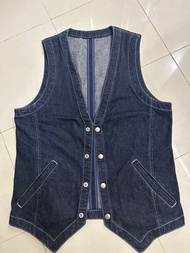 日製 Delay Vest 牛仔背心外套  Momotaro Jelado Samurai  Buzz Rickson  Lewis  Levis Lee Wrangle Evisu Pherrow 