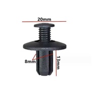 Bộ Chốt nút nhựa vít nở 8mm phù hợp cho gắn cản chắn bùn lòng vè Capo trên xe ô tô - Hàng chất lượng