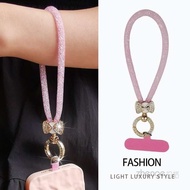 Ikatan pergelangan tangan, beg jaring, berlian, lanyard telefon bimbit, fesyen, wangian kecil, perja