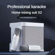 Karaoke speaker, wireless Bluetooth, dual microphone microphone, all-in-one machine, home outdoor KT