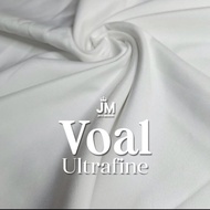Kain Voal Ultrafine BW (Min 1 ROLL, BUKAN Meteran)