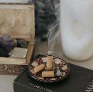 Nụ Gỗ Palo Santo mix 7 loại thảo mộc (7 Andean Herbs Palo Santo Incense Cone) l XÔ THƠM THANH TẨY