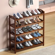 ST-🚢Doorway Shoe Rack Simple Shoe Cabinet Shoe Rack Household Floor Bedroom Bamboo Slipper Rack Dormitory Shoe Storage F