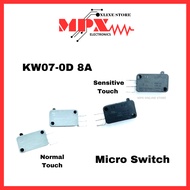 KW7-0D 8A Micro Switch sensitive touch/normal touch