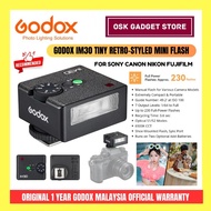 Godox iM30 Tiny Retro Styled Mini Flash For Camera | Manual Flash | 1 Year Godox Malaysia Warranty