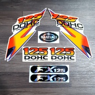 (SIÊU PHẨM) TRỌN BỘ TEM 3 LỚP DÁN DÀN ÁO XE FX 125 - TEM XE FX 125 TÂN TRANG XE MÁY