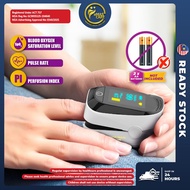 Pulse Oximeter Fingertip SpO2, Pulse Rate & PI Monitor – Digital Oxygen Meter for Adult/Kids, Portab