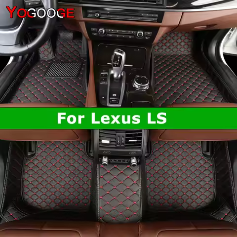 YOGOOGE Custom Car Floor Mats For Lexus LS LS350 LS400 LS430 LS460 LS500 LS500h LS600h Auto Carpets 
