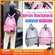 📦Unisex College Student Style Canvas School Backpack Dadas Travel Beg Sekolah Bagpack Student Sport 