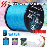 Sougayilang 1000M Braided Fishing Line 9 Weave Fishing Line Corrosion and Wear Resistance 9 Braided 
