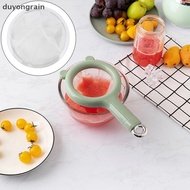 (duyongrain) 80/120 Mesh Strainer Plastic Sieve Fine Mesh Filter For Soy Milk Coffee Yogurt Juice Ho