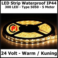5050 IP44 Outdoor LED Strip Lights 24V 24 VOLT V Warm Yellow