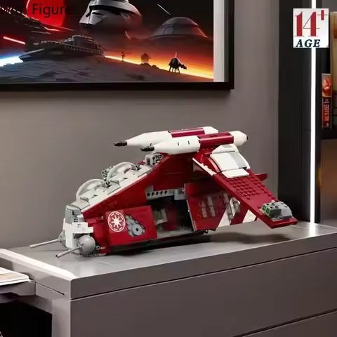 MINISO 1083PCS 75354 blocks Compatible Guard Gunship Building Blocks Bricks DIY Toys For Children Ad