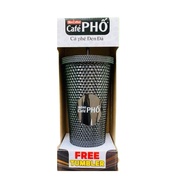 Street Coffee Double Layer Plastic Cup - 700ml