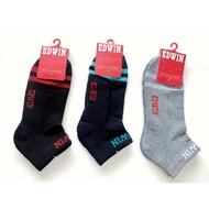 ESS202 Edwin Socks UNISEX 3 pairs short Ankle Socks