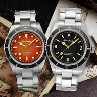 觀塘門市 行貨 SAN MARTIN SN004-G 6200 Retro Water Ghost YN55A Automatic 38mm 20ATM Diver Watch 機械錶