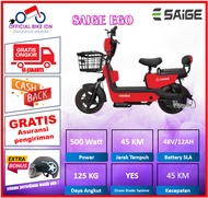 Saige EGO Sepeda Listrik Electric Bike 500 Watt Garansi Resmi