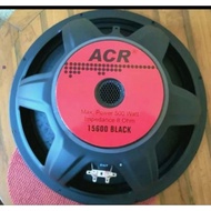 speaker acr 15 inchi inch 15" 15600 black woofer middle full range