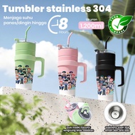 304 Stainless Steel Tumbler 1200ml Capacity KPOP NCT 127 Food Grade BPA FreeDesign Lasts Up to 8 Hou
