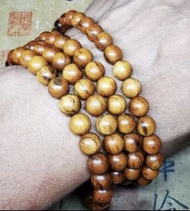 38.1 g - （貢木沉香 Thymelaeaceae Gonystylus) ［印尼西部產區］（8 mm）x 108 珠（沉水） -  GM108I