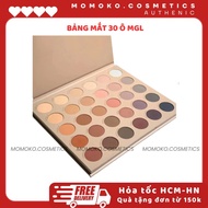 MGL 30-color matte eyeshadow palette, easy to use, smooth matte powder with long-lasting shimmer MGL