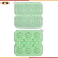 PkYeG 6-khoang gấu Silicone Ice Cube khuôn-tái sử dụng đông lạnh điều trị Maker cho Ice Cream tuyết