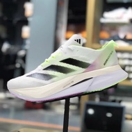 阿迪达斯 （adidas）男鞋2023秋冬新款ADIZEROBOSTON12缓震跑步鞋波士顿休闲鞋 IG3321白绿黑 40