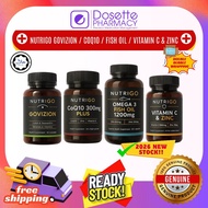 NUTRIGO EXP:05/27 COQ10 300MG PLUS/OMEGA 3 FISH OIL 1200MG/VITAMIN C & ZINC/GOVIZION
