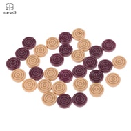 [szgrqkj3] 32x Backgammon Game Lovers Chess Pieces for Draughts Chess Board Accs