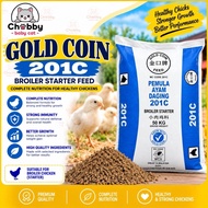[REPACK25KG] GOLD COIN 201C/202P MAKANAN AYAM DEDAK AYAM,ITIK,ANGSA