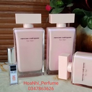 Nước hoa Narciso Rodriguez For Her EDP | Narciso hồng phấn (mẫu dùng thử 2-5_10ml) mùi nước hoa quốc