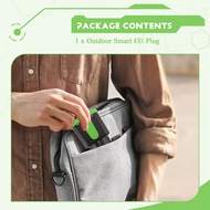 Retail 1 Piece Outdoor Smart Plug 16A WiFi Remote Control Smart Socket with Power Monitor Functionfo