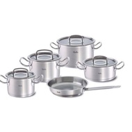 Pot Set 5 Piece Fissler Original Profi Set 5, Glass Cover