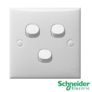 LP99 CLIPSAL SCHNEIDER Classic Switch 3 Gang 3 Button 3 Gang 3Way Switch IB