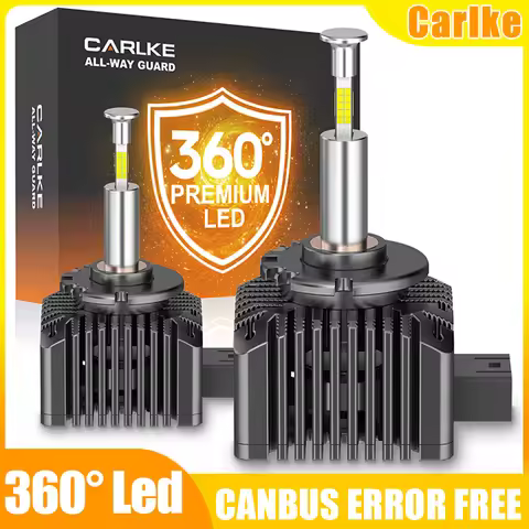 Carlke D1S D3S Led Bulbs 360 1:1 Hid D2S D4S D5S D8S Car Light 12V 24V Motorcycle Truck Universal D1
