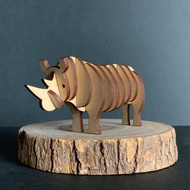 3D立體動物拼圖 犀牛Rhinoceros