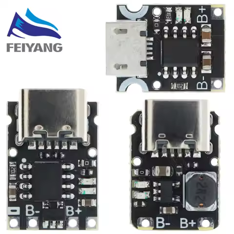 TP4057 1A lithium battery charging board module Polymer battery Type-C port with protection,over TP4
