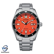 Citizen AW1760 AW1760-81X Orange Dial Eco-Drive Gent's Watch