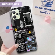 Case REALME C35 [X76] hardcase 3D Fullprint Fashion Casing ABSTRACT AESTHETIC bumper hardcase Mobile