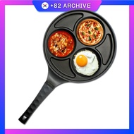 [queen sense] Moa Round Egg Pan, 28cm, 1pc / Korean Egg Pan / Multi-Section Skillet / 100% Genuine b
