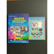 [ BANKNOTES & COIN CATALOGUE ] 2 DIFFERENT CATALOGUE OF MALAYSIA SINGAPORE-BRUNEI COIN & PAPER MONEY