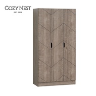 COZY NEST VINA 3 Doors Wardrobe/ Almari Baju Murah/(HEIGHT 180CM)/6FT Wardrobe/ 6kaki Tinggi -SL1025