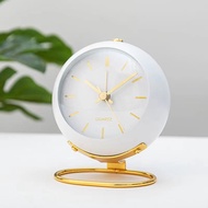 Ins Style Round Clock Alarm Clock Bluetooth Speaker Jam Loceng USB Digital Bluetooth Speaker Alarm C